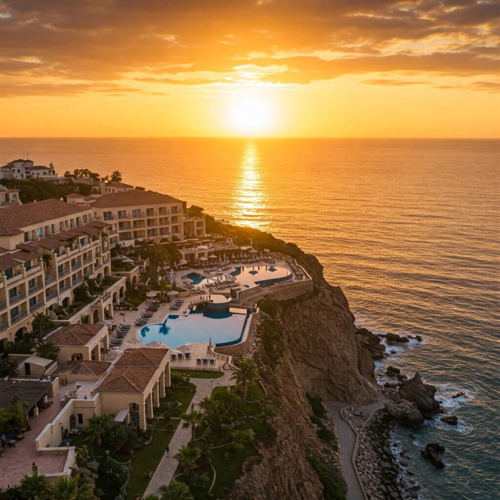 California Coastal Resort Sunset View