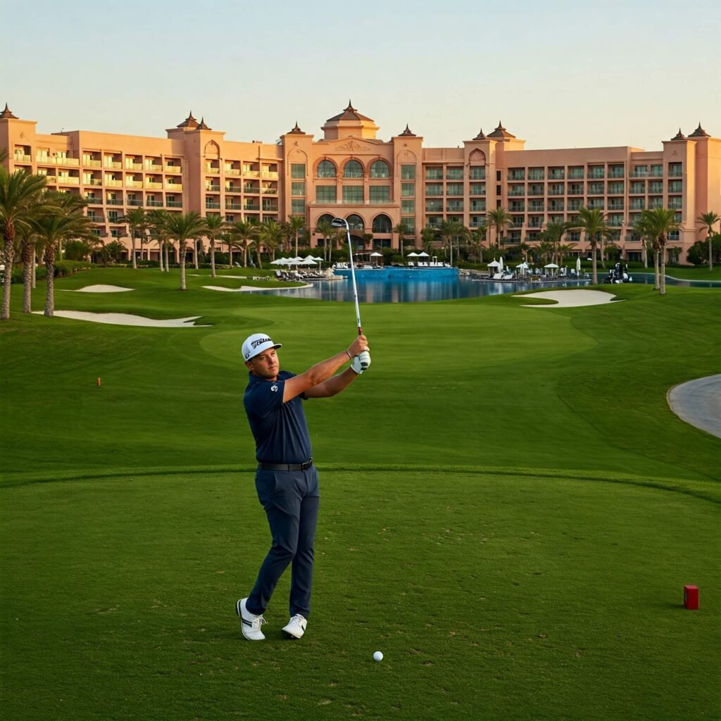Golfer at Resort