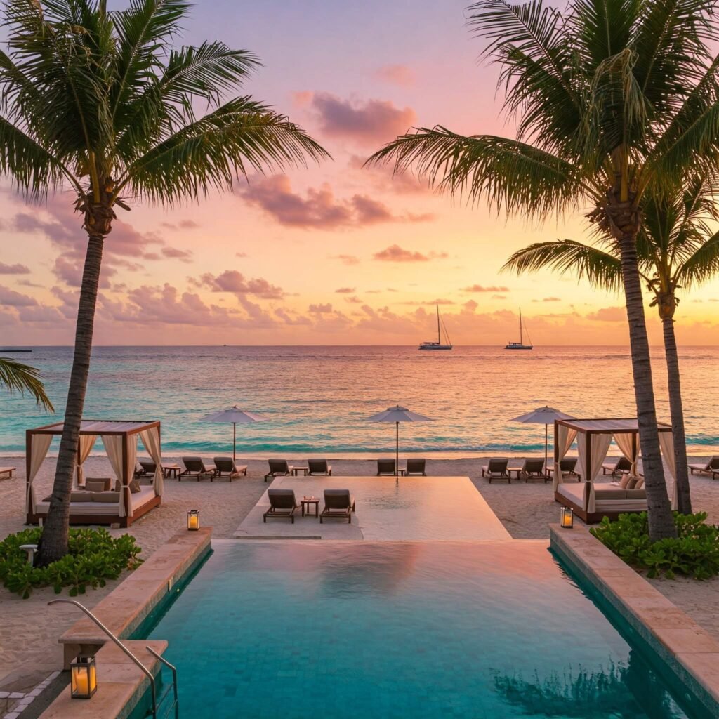"Luxury Resort Sunset Beach"