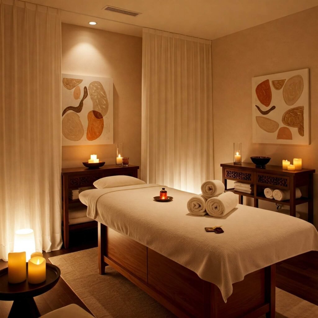 Spa Treatment Room at a Luxury Resort