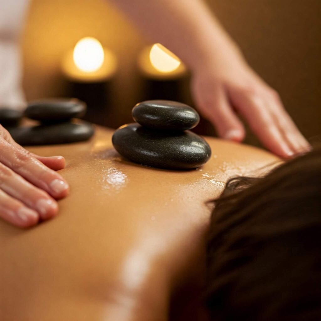 Spa Massage with Hot Stones