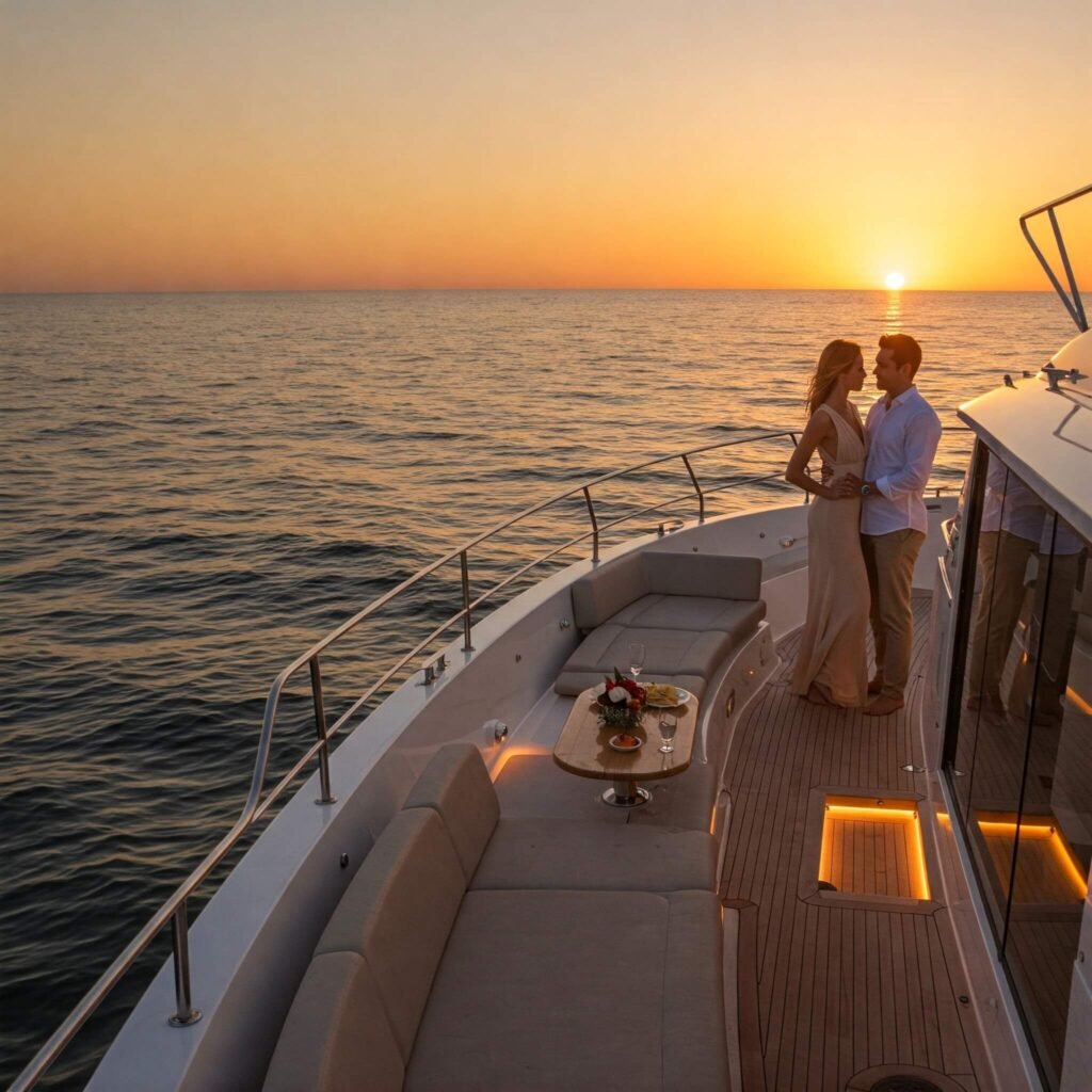 Sunset Cruise on a Luxury Yacht