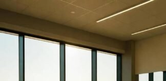 Luxury Resorts with Cutting-Edge Fitness Centers and Trainers A sunlit, ocean-view fitness studio with floor-to-ceiling glass walls, modern gym equipment, and a trainer guiding a guest mid-stretch.